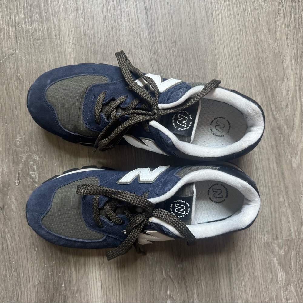 New Balance Blue and Black Sneakers